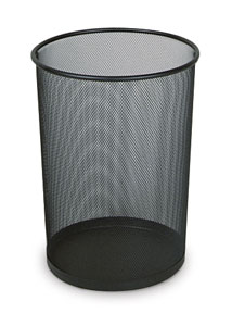 Wastebasket, Round,MeshUnited Receptacle, Inc.